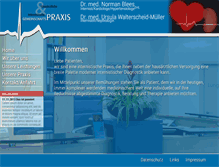 Tablet Screenshot of internisten-frankfurterstrasse.de